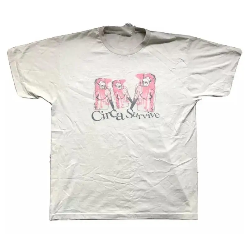 Heavy Equipment Operator Shirts - Circa Survive Band Yeniden Basılmış Beyaz