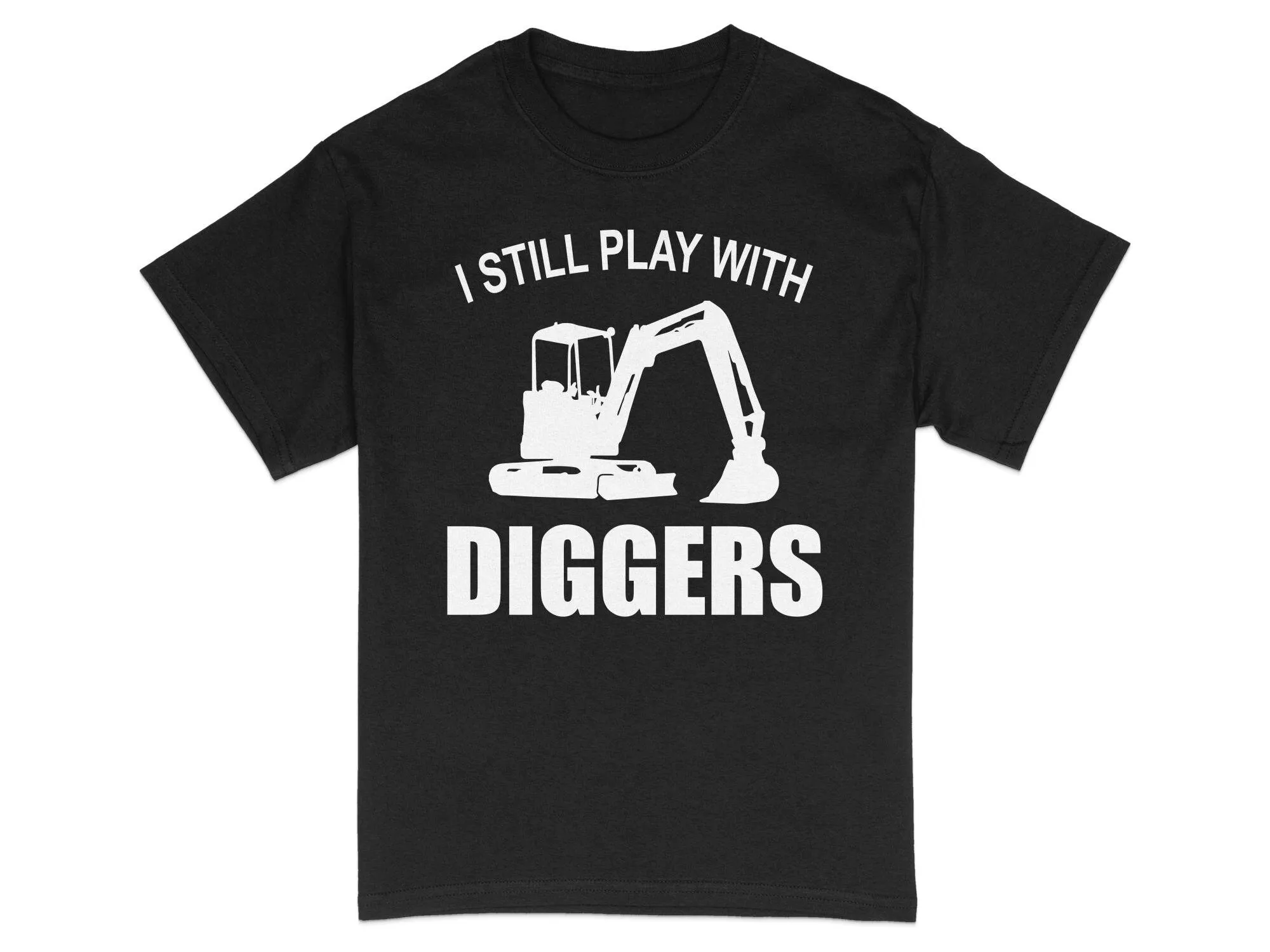 Heavy Equipment Operator Shirts - Erkek Komik Ekskavatör Tişörtü Hala Kazıcılarla