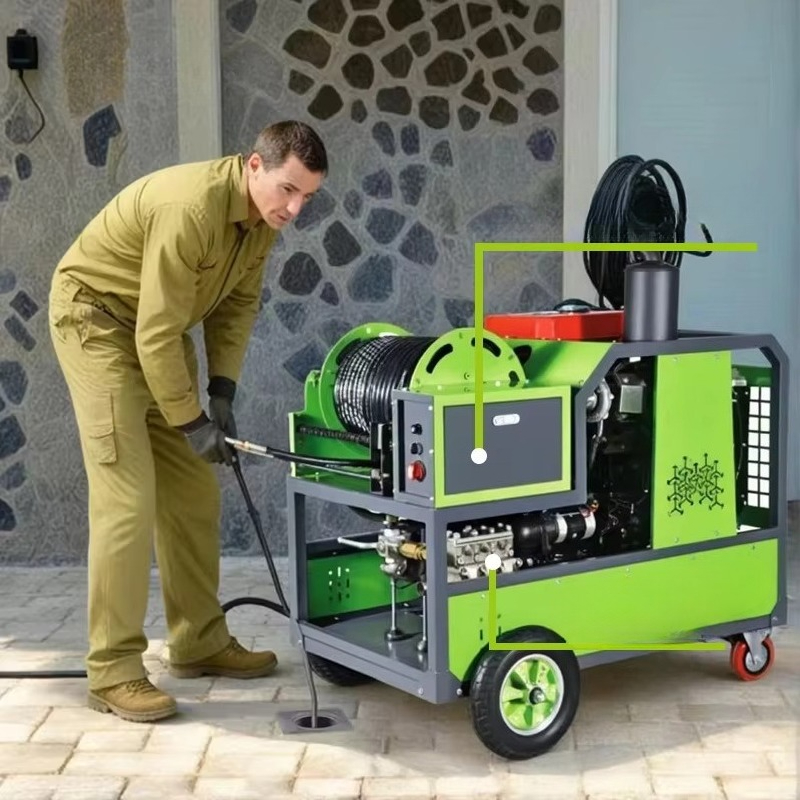 Heavy Equipment Maintenance - Endüstriyel Kanal Temizleme Makinesi Ağır Hizmet