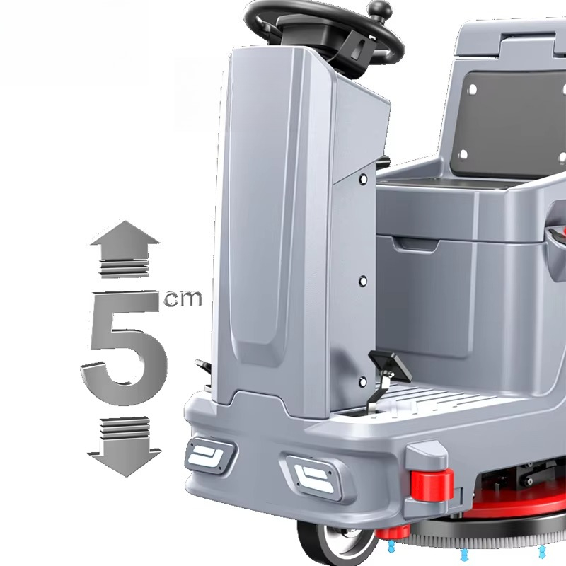 Industrial Floor Scrubber - Sürülebilir Tip Dış Mekan Endüstriyel Temizlik
