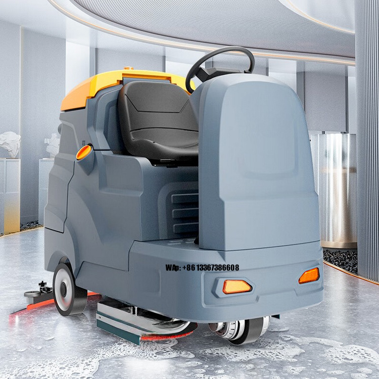 Industrial Floor Scrubber - Çift Profesyonel Fırçalı Zemin Temizleme Makinesi