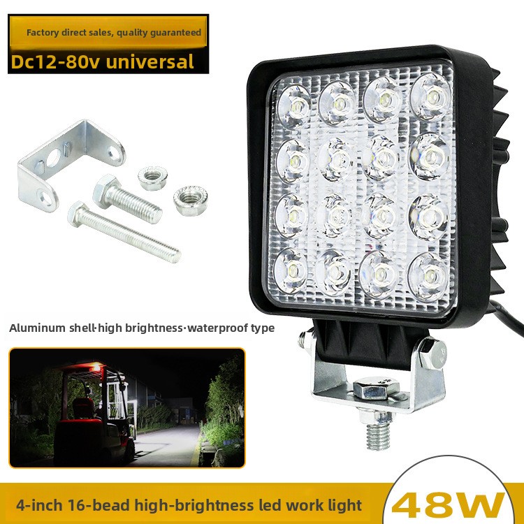 Heavy Equipment Working - 48W 16LED 4 İnç 12V 24V