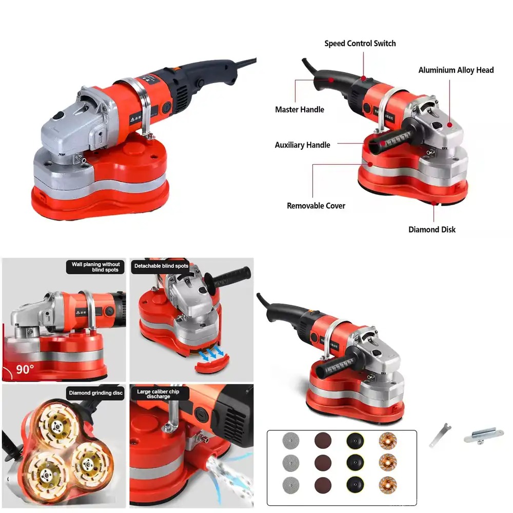 Floor Grinding Machine - Tozsuz Beton Zemin Parlatma Makinesi, Zemin
