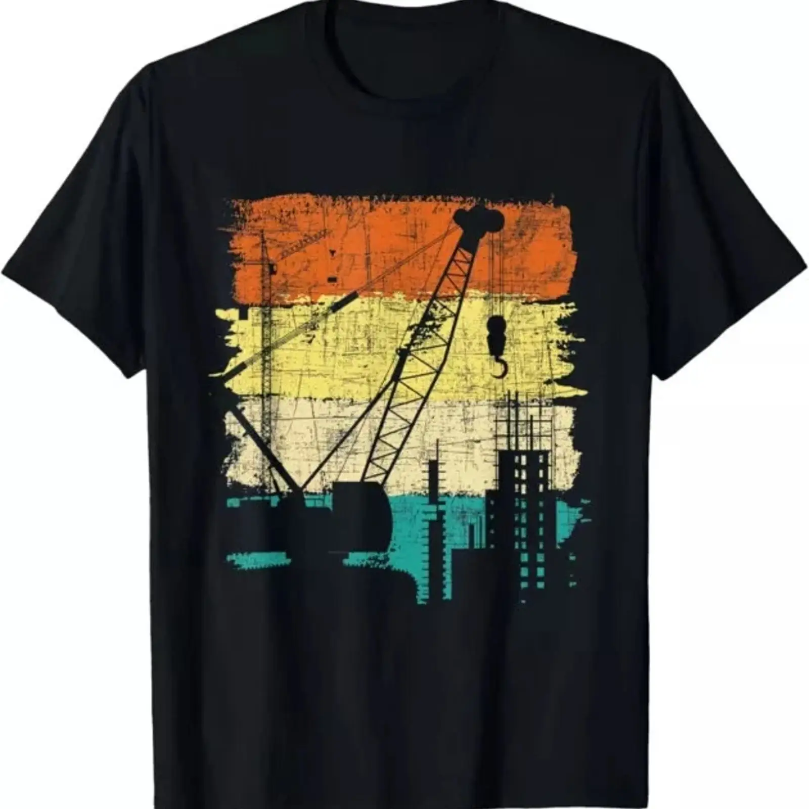 Heavy Equipment Operator Shirts - Vinç Operatörü Retro Tower Ağır Ekipman