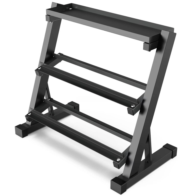 Heavy Equipment Gym - 3 Katlı Dambıl Depolama Rafı 8