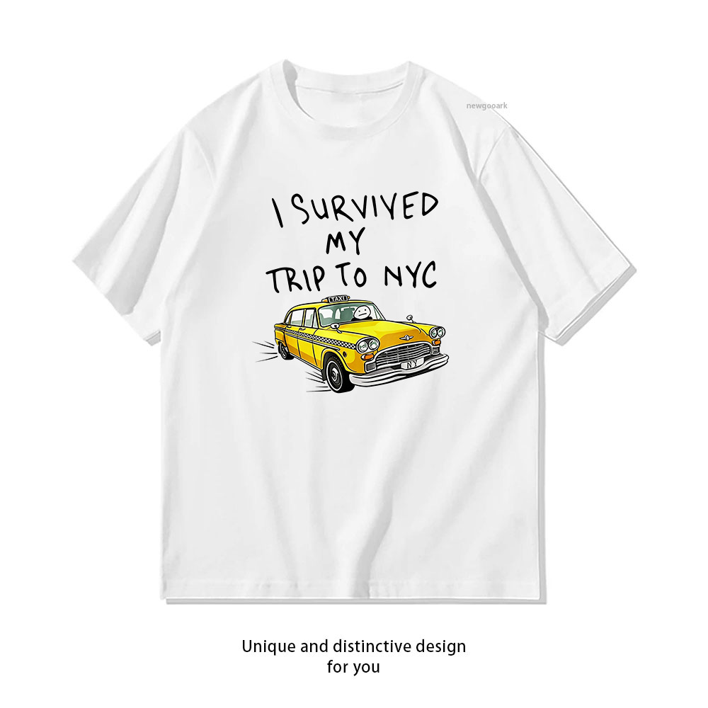 Heavy Equipment Operator Shirts - New York'a Giden Yolculuğumdan Kurtuldum Tişörtü