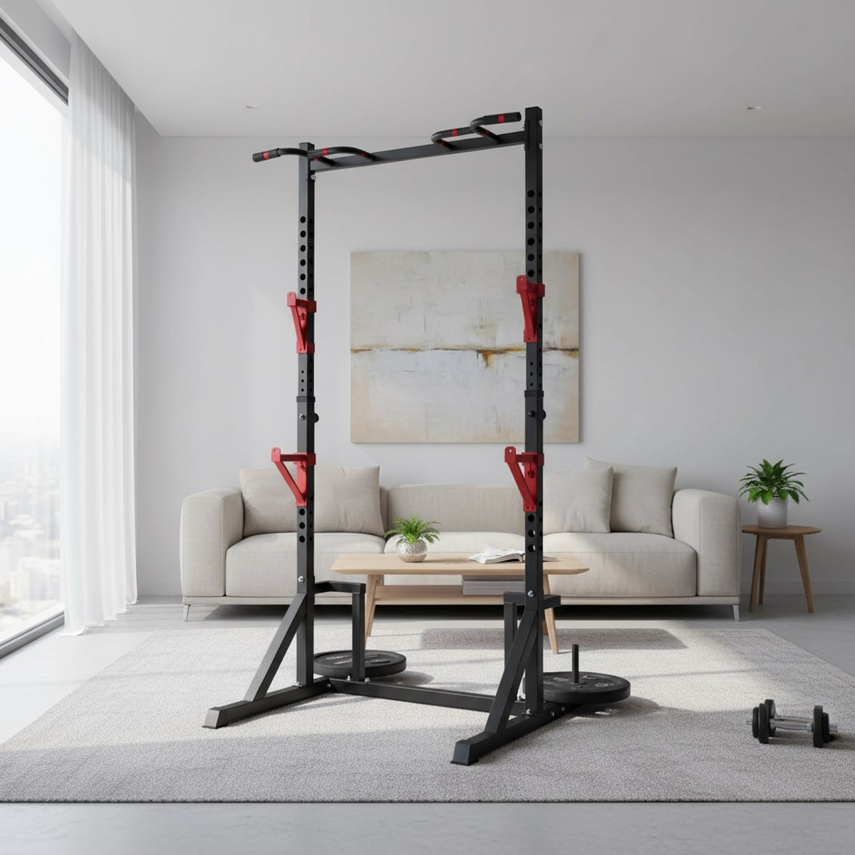 Ayarlanabilir Güç Rafı ve Çekm - Heavy Equipment Gym incelemesi ve fiyatı