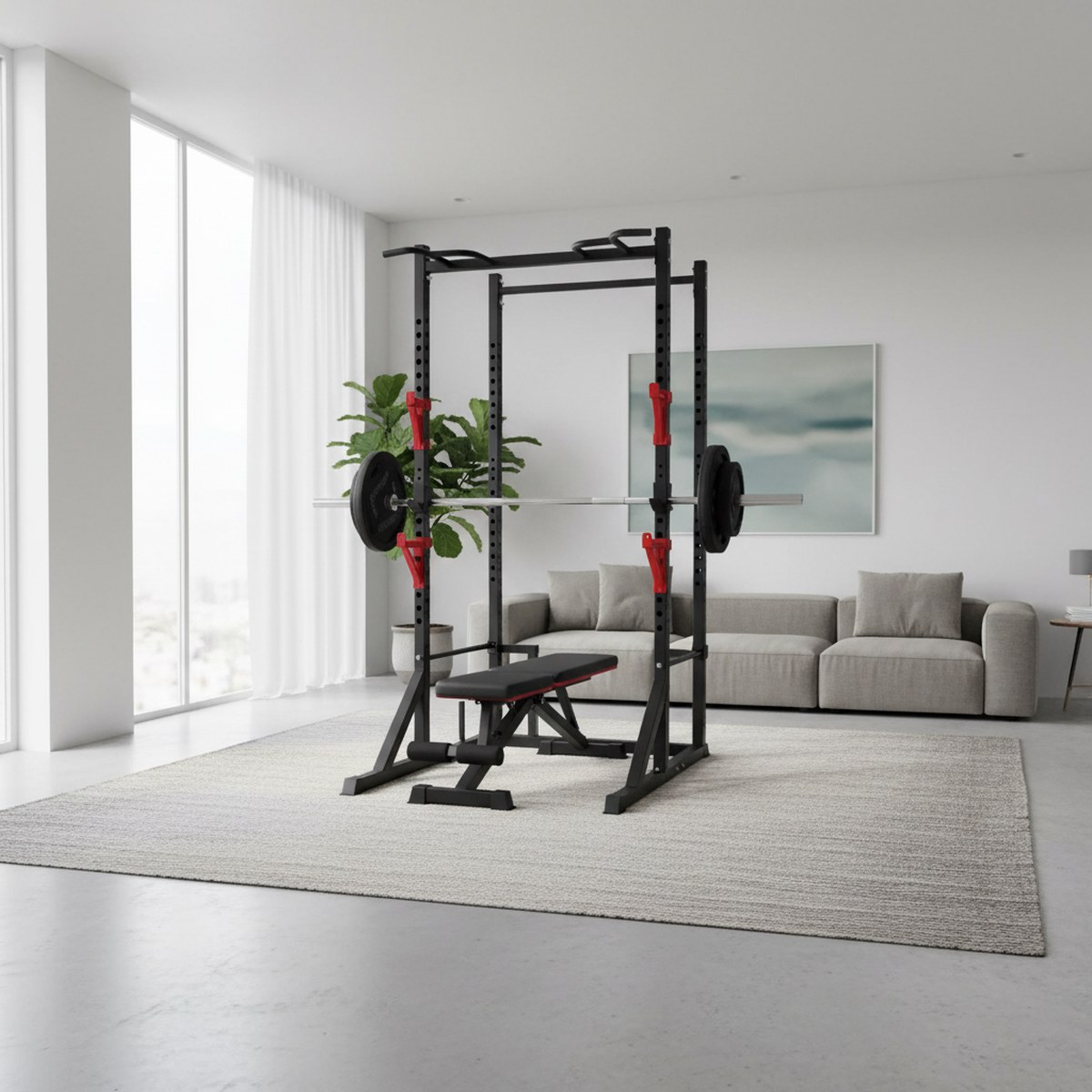 Ayarlanabilir Güç Rafı ve Çekm - Heavy Equipment Gym incelemesi ve fiyatı