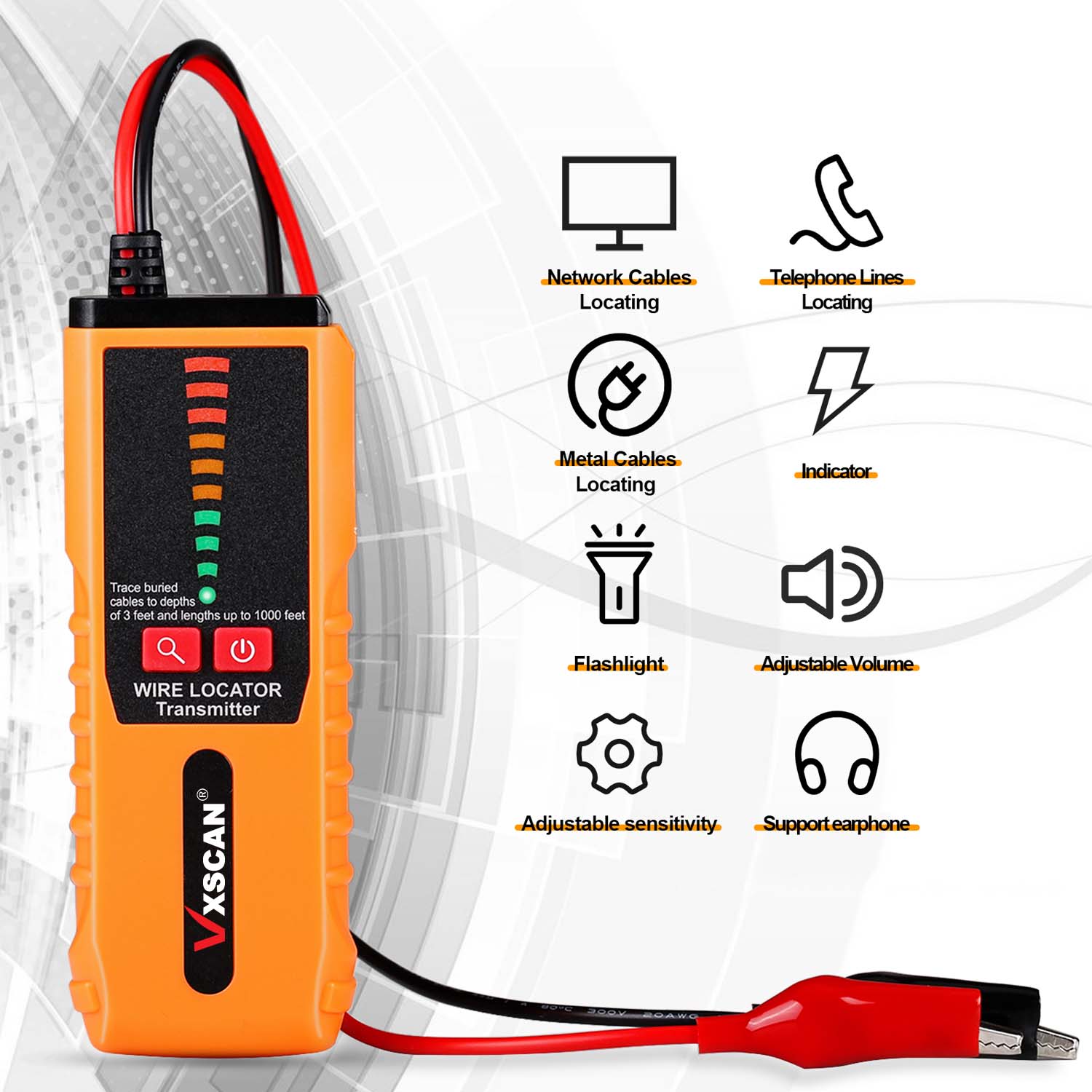 VXSCAN F04 yeraltı tel Tracker - Underground Cable Detector incelemesi ve fiyatı