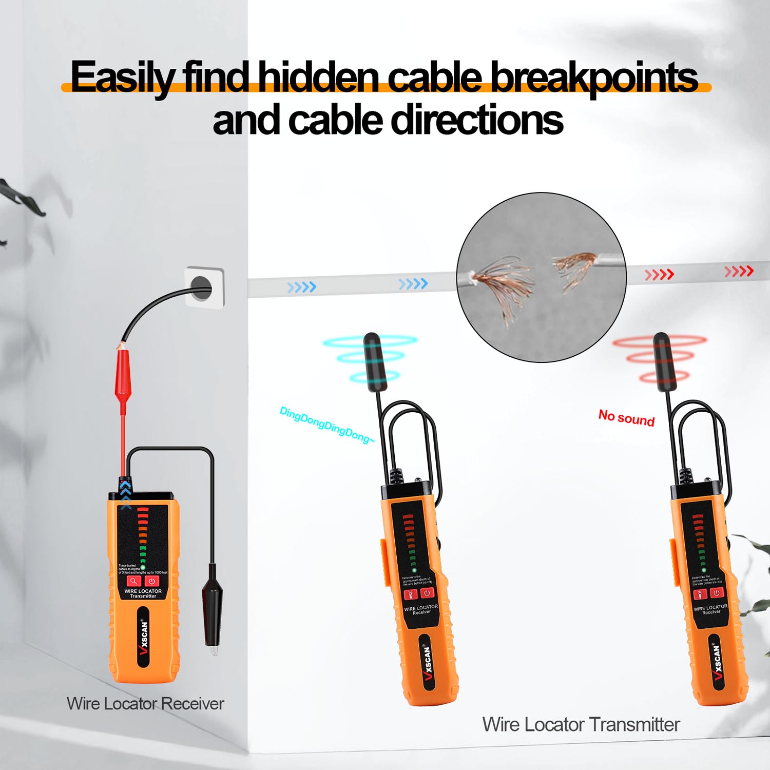 VXSCAN F04 yeraltı tel Tracker - Underground Cable Detector incelemesi ve fiyatı